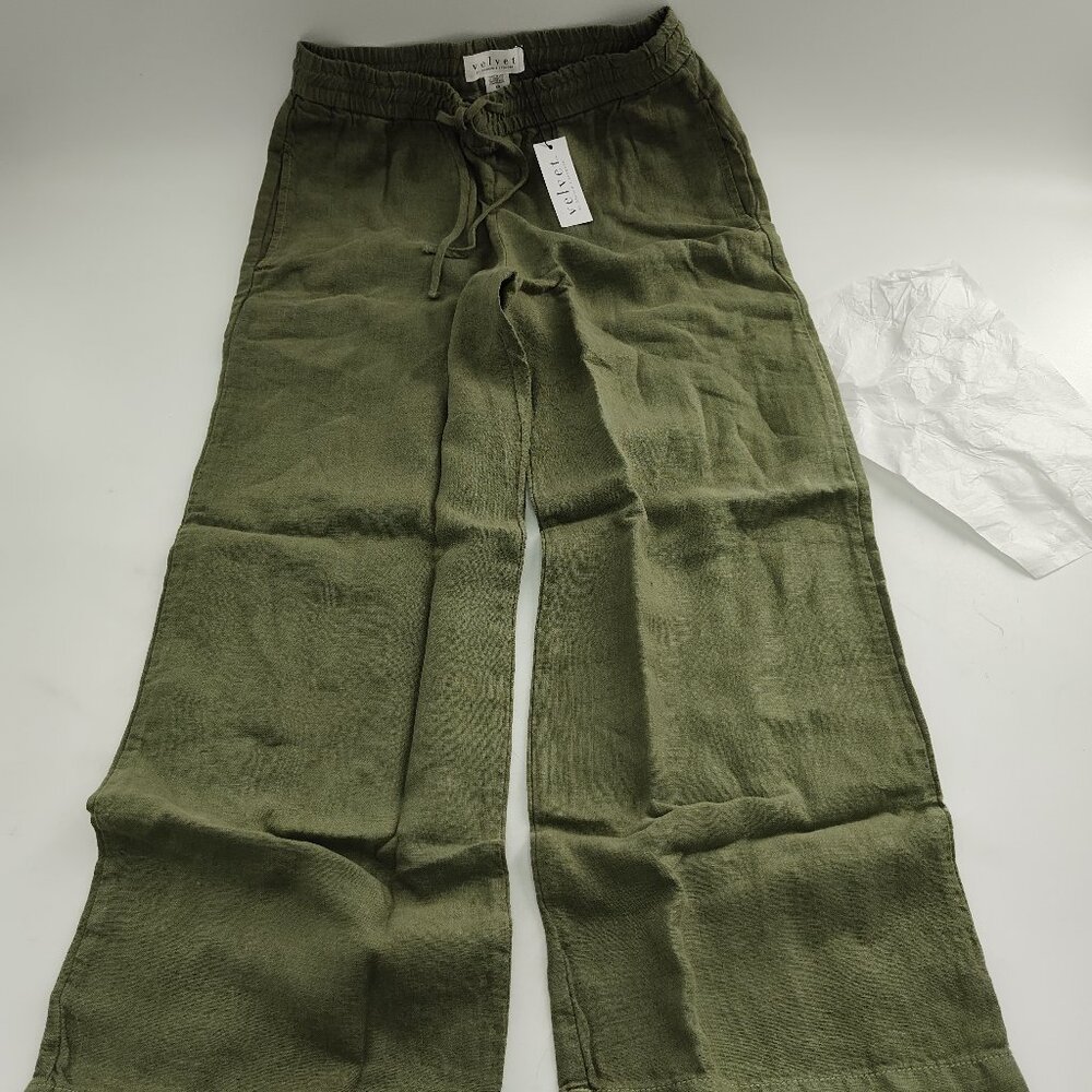 Velvet Graham & Spencer Women's Pismo Organic Jersey Pants Sz XS       P#298@CMK